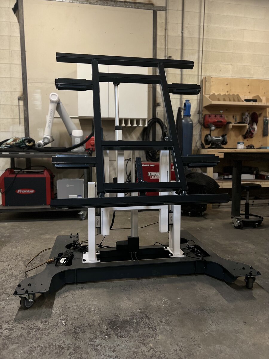 AMTE-400 in vertical position